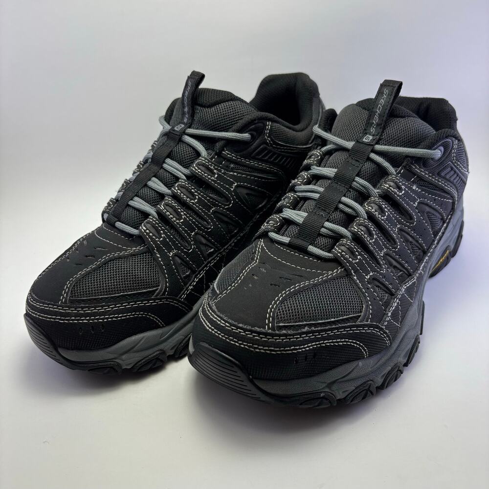SKECHERS "After Burn M.Fit 2.0" Black/Gray Shoes Men’s Size 10.5 - Picture 8 of 12